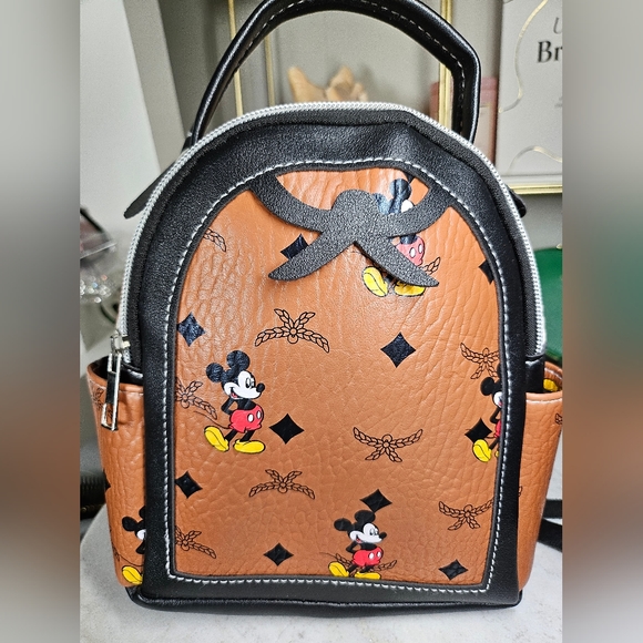 Disney Handbags - ❌️SOLD❌️ Mickey Mouse backpack NEW mini bag unisex kids adults
